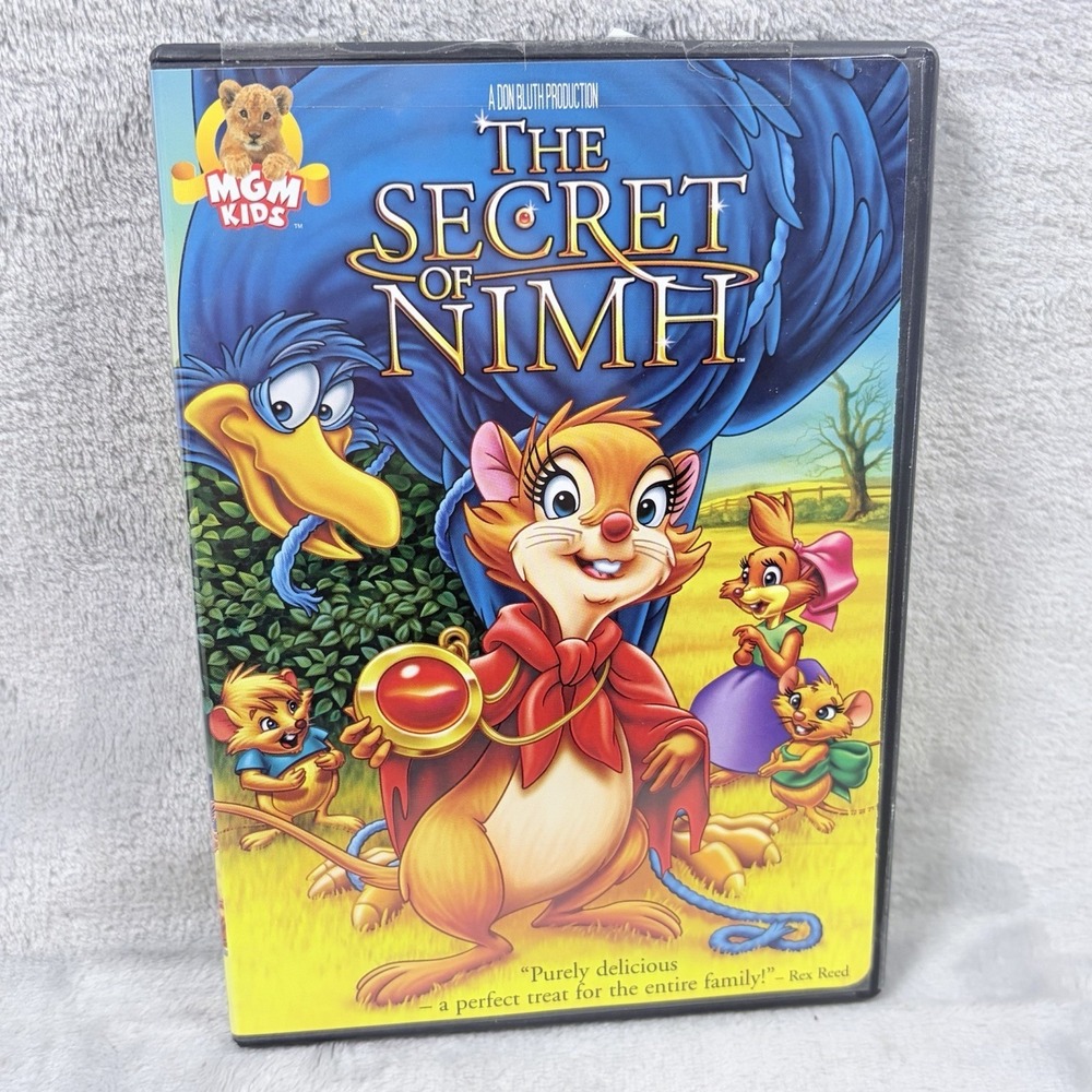 The Secret‎ of NIMH DVD 1982 Don Bluth MGM Kids Like New w Booklet Dom DeLuise